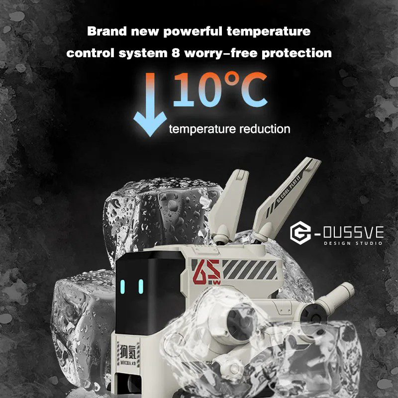 G-OUSSVE｜Gravity Planet Dog Nitrogen Mobile Phone GAN Charger Gallium Nitride Fast Charging Machine with 65W High Power Instant Charging Adapter