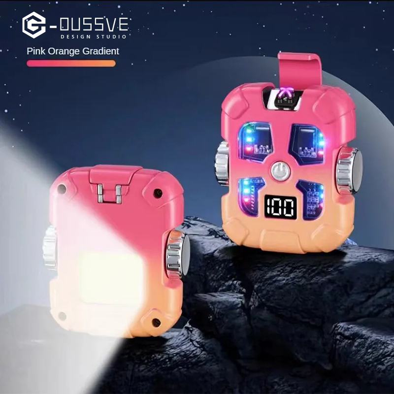 G-OUSSVE｜Fidget spinner lighter for boyfriend windproof charging customized gift creative personalized trendy birthday gift for boyfriend