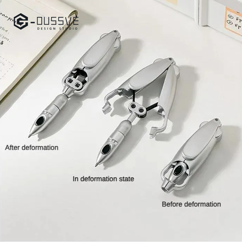 G-OUSSVE｜Squid deformation pen ballpoint pen creative personality decompression black technology pen press black pen