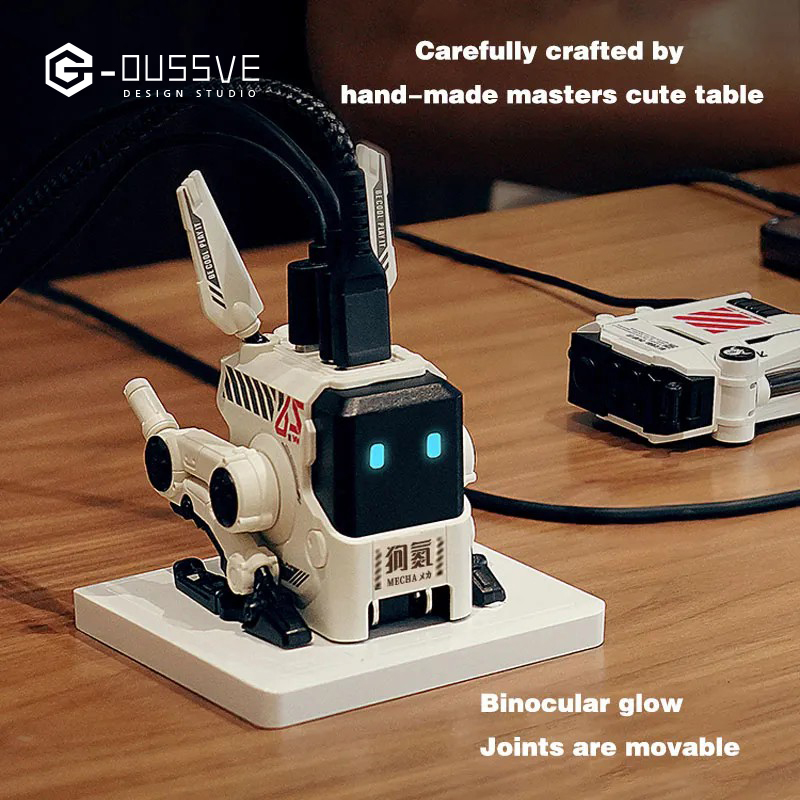 G-OUSSVE｜Gravity Planet Dog Nitrogen Mobile Phone GAN Charger Gallium Nitride Fast Charging Machine with 65W High Power Instant Charging Adapter
