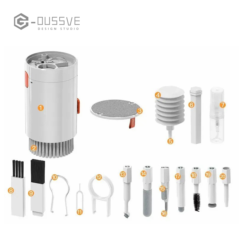 G-OUSSVE｜20 in1 Multi-functional cleaning kit brush Dust removal tool