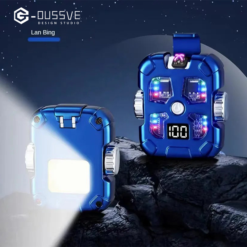 G-OUSSVE｜Fidget spinner lighter for boyfriend windproof charging customized gift creative personalized trendy birthday gift for boyfriend