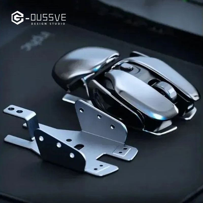 G-OUSSVE｜PX2 Charging Wireless Mouse with Mouse Pad, Silent and Silent Office Metal Mechanical Game, Esports Computer Laptop