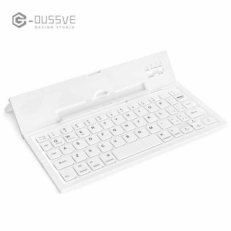 G-OUSSVE｜Wireless Tri-System Bluetooth Foldable Keyboard for Phones and Tablets, Mini Wireless Keyboard
