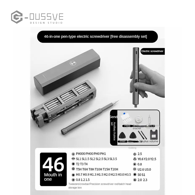 G-OUSSVE｜Micro Precision Screwdriver Set Universal Household, Electronics Tool Kit Screwdriver Kit for Computer, iPhone, Macbook, PS4, PS5, Nintendo, Xbox Controller Repair Kit