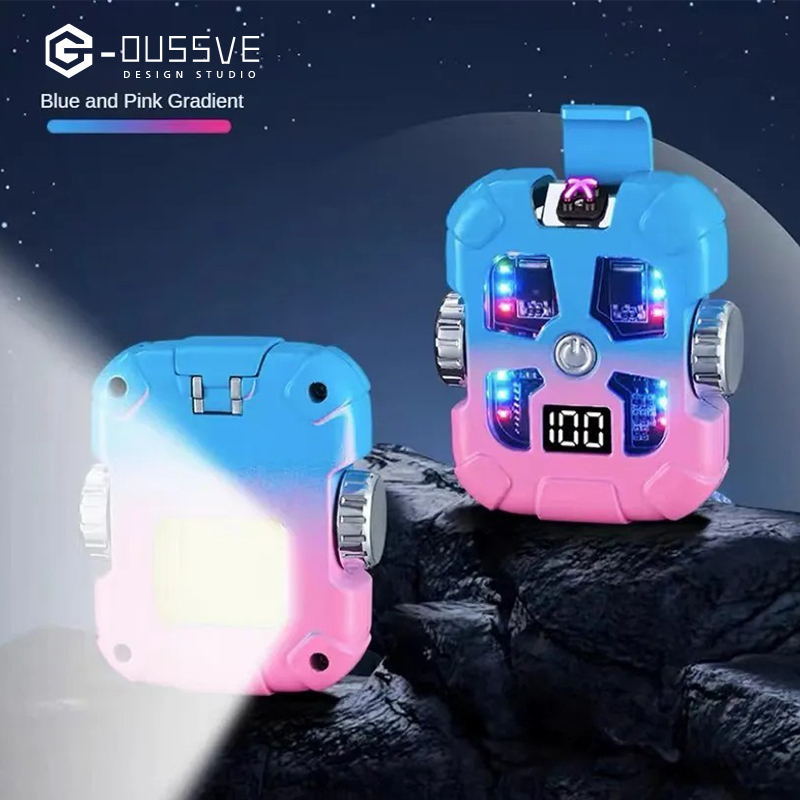 G-OUSSVE｜Fidget spinner lighter for boyfriend windproof charging customized gift creative personalized trendy birthday gift for boyfriend