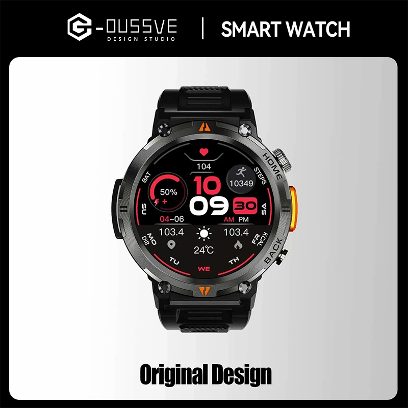 G-OUSSVE｜Smart Military Watch 3ATM Waterproof 2024  Design