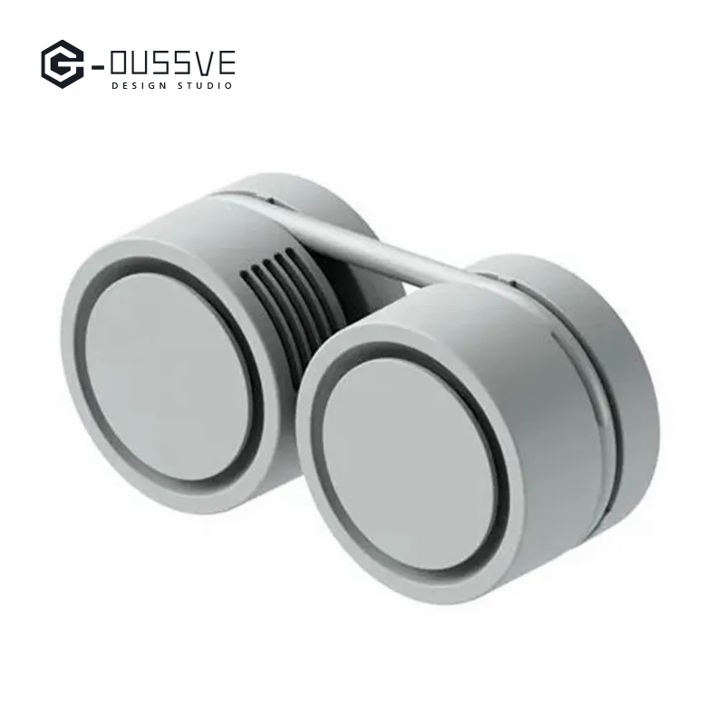 G-OUSSVE｜Foldable Neck Fan 3 Power Settings USB Rechargeable 1600mAh Battery Bladeless Fan for Outdoor Sports Travel