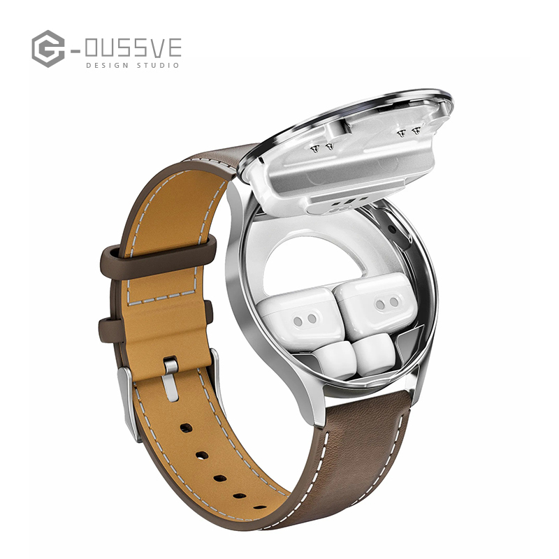 G-OUSSVE｜2-in-1 Smartwatch with HD Bluetooth Calling, 1.39-inch High-Definition Screen, Waterproof, and Ultra-Thin