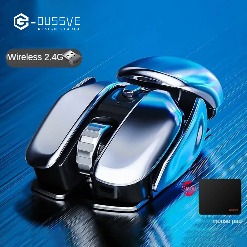 PX2 Charging Wireless Mouse Mouse Pad, Silent and Silent Office Metal 
