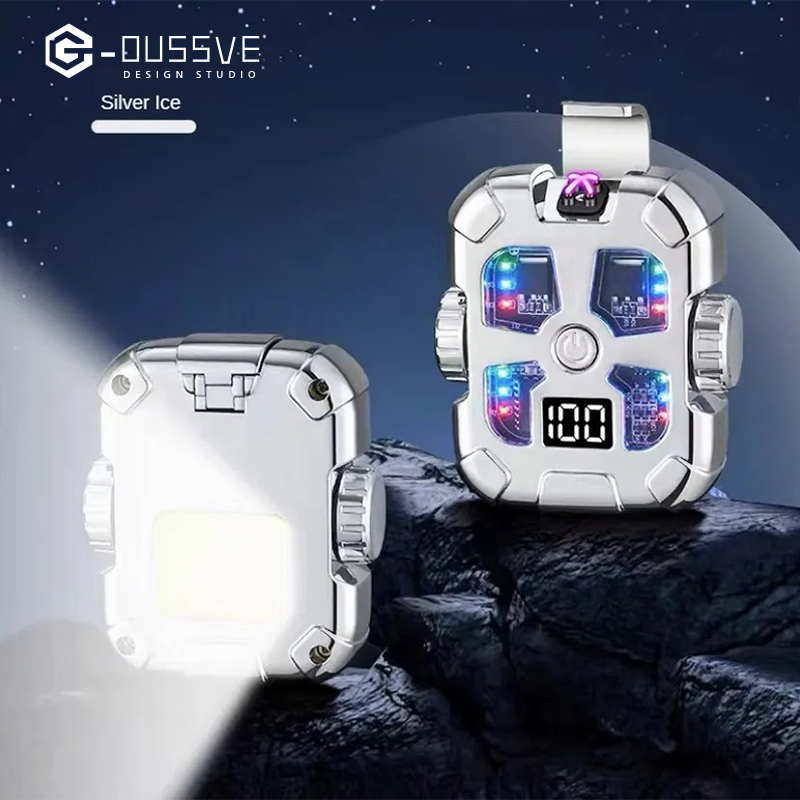 G-OUSSVE｜Fidget spinner lighter for boyfriend windproof charging customized gift creative personalized trendy birthday gift for boyfriend