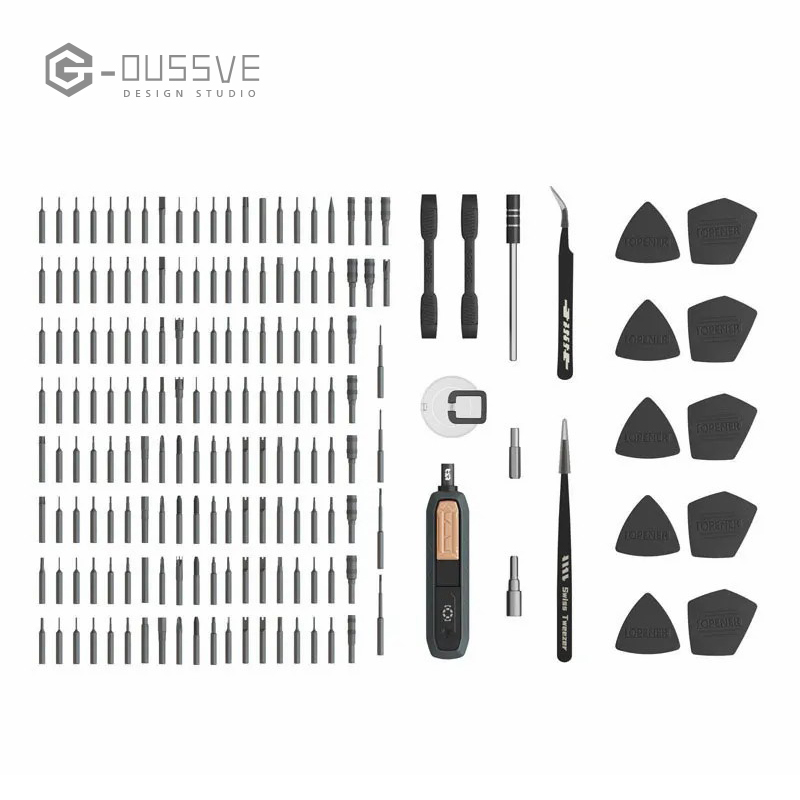 G-OUSSVE｜Cross JM-8192 Multifunctional 180-in-one Precision Screwdriver Tool Set Mobile Phone Maintenance Tools