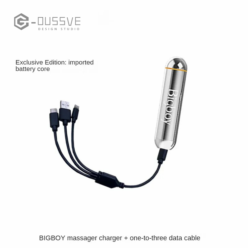G-OUSSVE｜BIGBOY Massage for Eye and Face Vibration Alloy  Instrument Cylindrical Vibration with Charging Bank Treasure Compact and Portable Creative Fashion Design