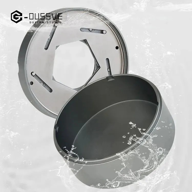 G-OUSSVE｜Anti Ash Ashtray Stainless Steel, Office and Home Stainless Steel Ashtray