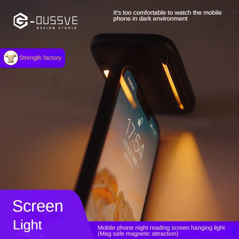 Night Reading Light Screen Hanging Light Aith MagSafe for iPhone Anti-Blue Light
