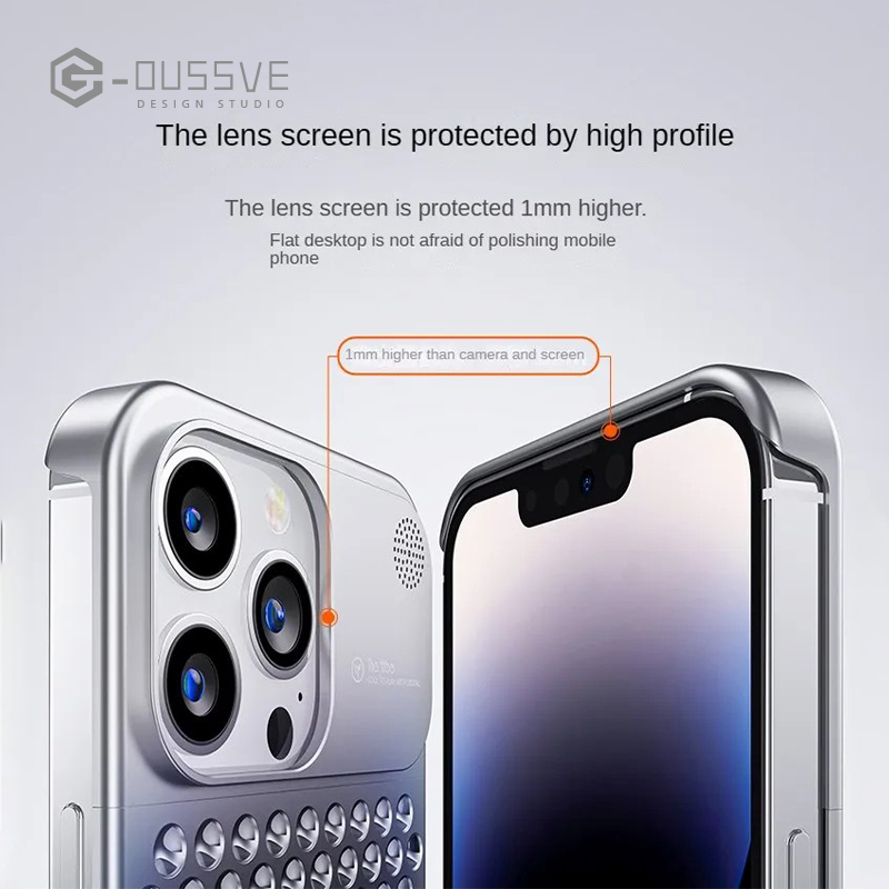 G-OUSSVE｜Aromatherapy Mobile Phone Case iphone  Aluminum Alloy Anti-drop Heat Dissipation
