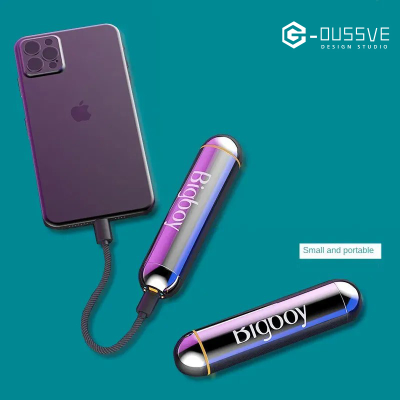 G-OUSSVE｜BIGBOY Massage for Eye and Face Vibration Alloy  Instrument Cylindrical Vibration with Charging Bank Treasure Compact and Portable Creative Fashion Design