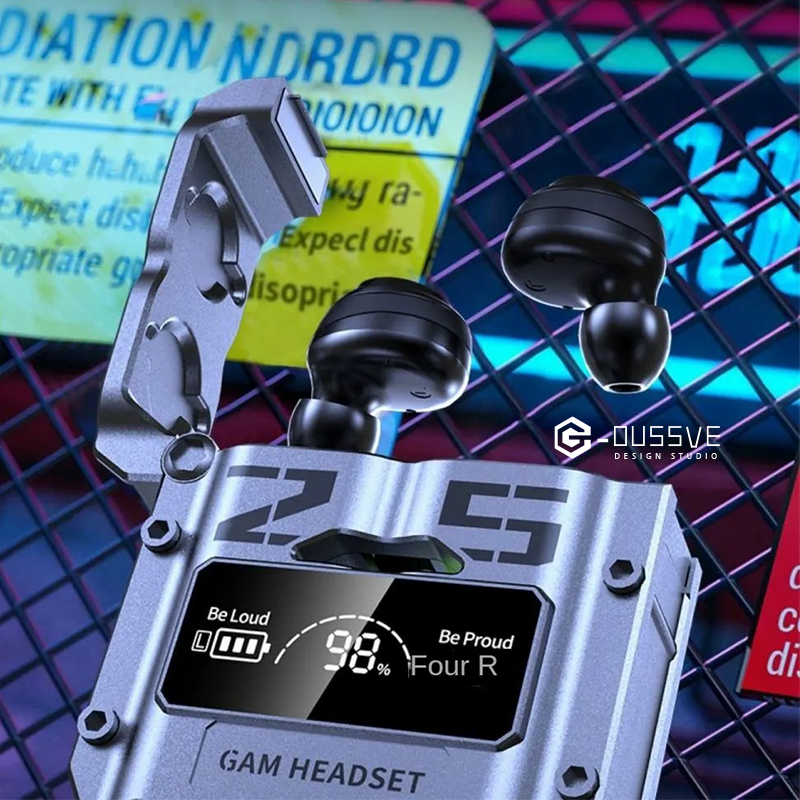 G-OUSSVE｜M25 gaming headset Bluetooth wireless 2024 new men's high sound quality sports Android& Apple universal