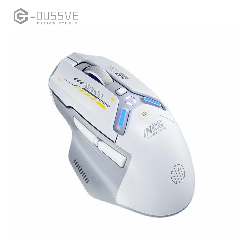 G-OUSSVE｜Inphic IN9 Three-mode Wireless Mouse, Wired Bluetooth, Gaming, E-sports, Office Computer, Notebook Charging Machinery