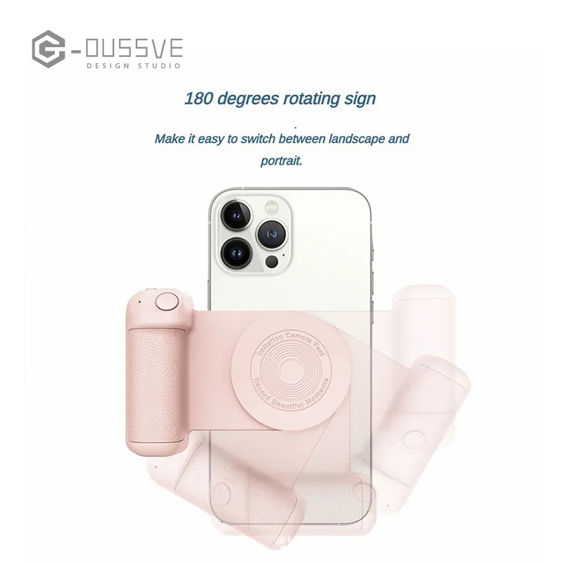 G-OUSSVE｜Magnetic Camera Handle, Photo Stand, Smart Bluetooth Mobile Phone Anti -shake Selfie, Desktop Wireless Charger, Compatible With Apple & Android