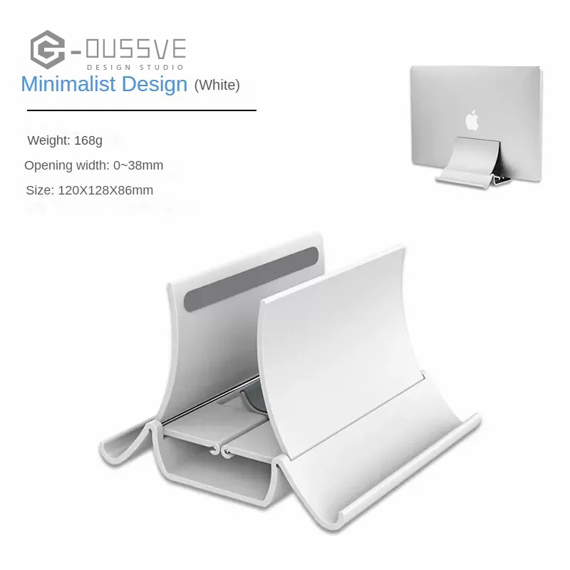 G-OUSSVE｜Laptop Vertical Stand, Desktop Computer Gravity Storage Rack,
