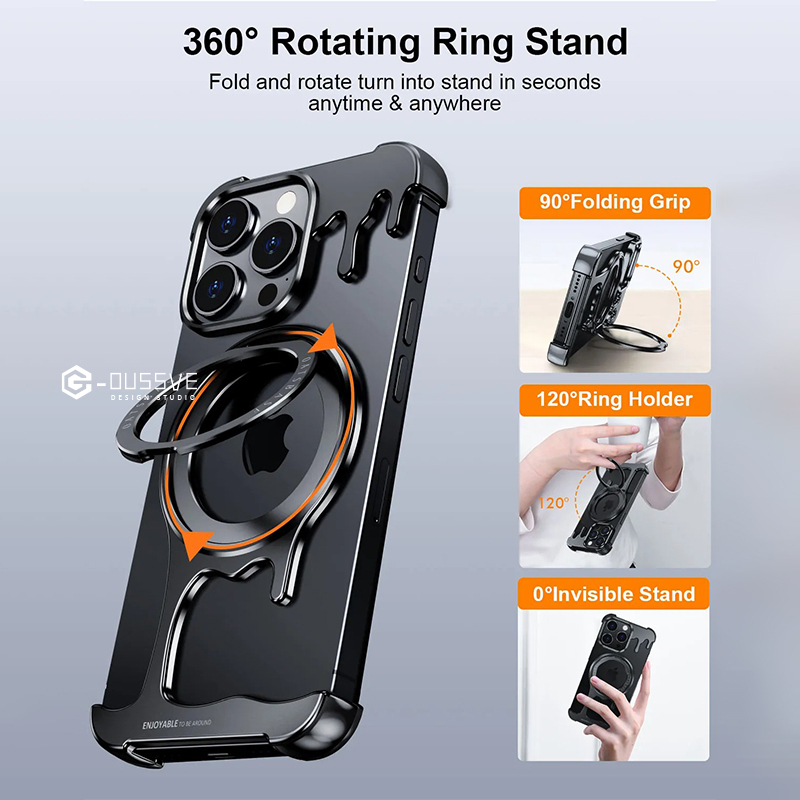 G-OUSSVE｜Liquid Metal Phone Case Sleek and stylish and frameless