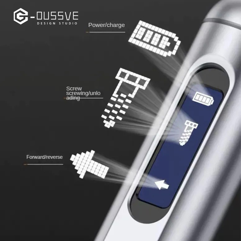 G-OUSSVE｜Mini Electric Screwdriver, Electric Screwdriver, Automatic Precision Screwdriver, Household Charging Driver, Mobile Phone Maintenance Tool Set