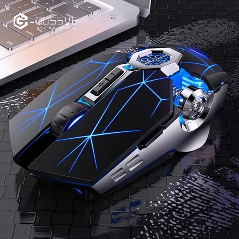 G-OUSSVE｜Wireless Mouse Charging Silent for Mechanical Revolution Queungshi/Aurora Pro/Unbounded 16 12th Gen Core I7 Gaming Laptop Silent Student Dormitory E-sports CF Chicken LOL