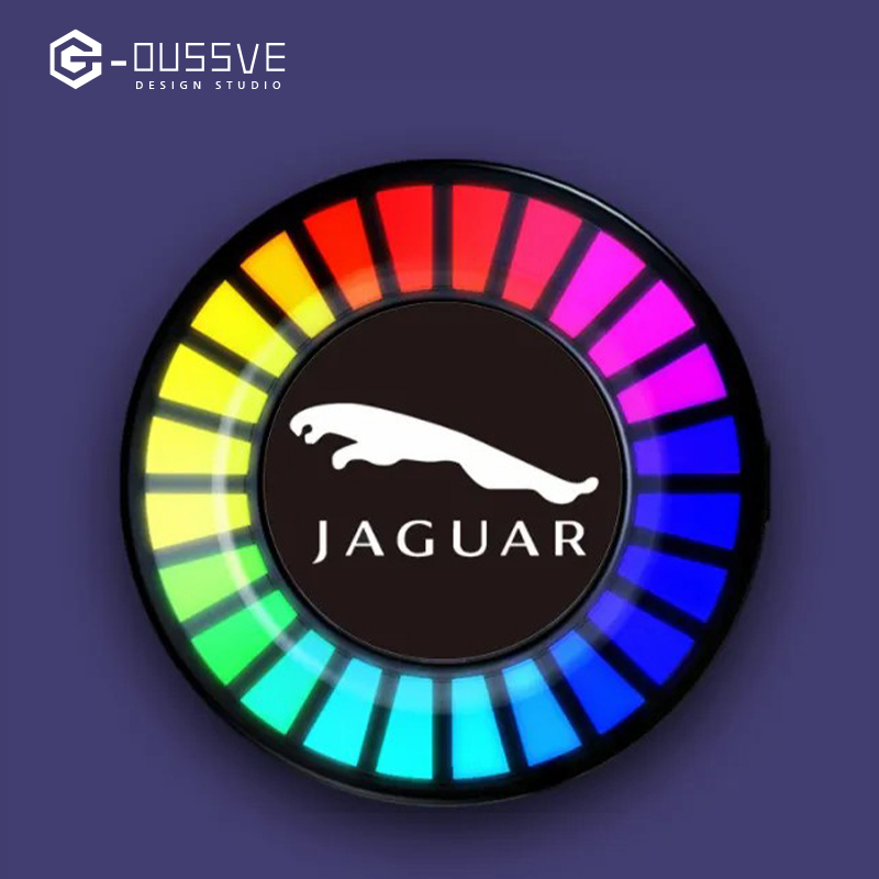 G-OUSSVE｜Car Aromatherapy Air Outlet, Car Atmosphere Light, Car Perfume 3D Pickup, RGB Voice-controlled Rhythm Light App control