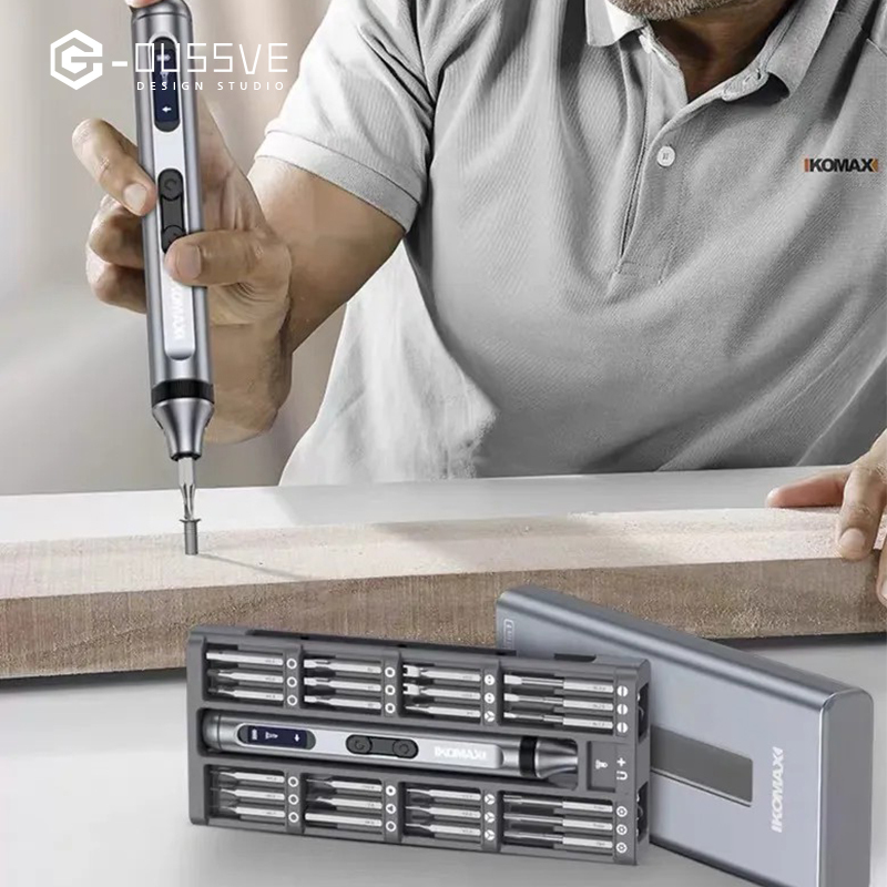 G-OUSSVE｜Mini Electric Screwdriver, Electric Screwdriver, Automatic Precision Screwdriver, Household Charging Driver, Mobile Phone Maintenance Tool Set