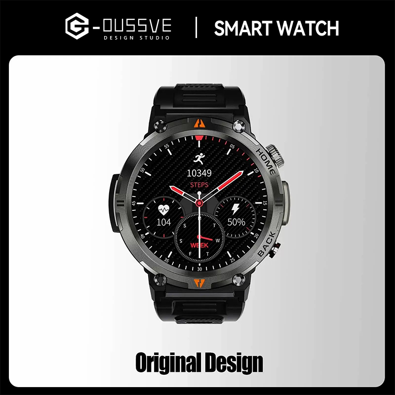 G-OUSSVE｜Smart Military Watch 3ATM Waterproof 2024  Design