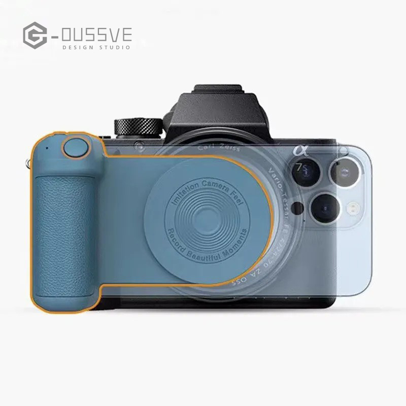 G-OUSSVE｜Magnetic Camera Handle, Photo Stand, Smart Bluetooth Mobile Phone Anti -shake Selfie, Desktop Wireless Charger, Compatible With Apple & Android
