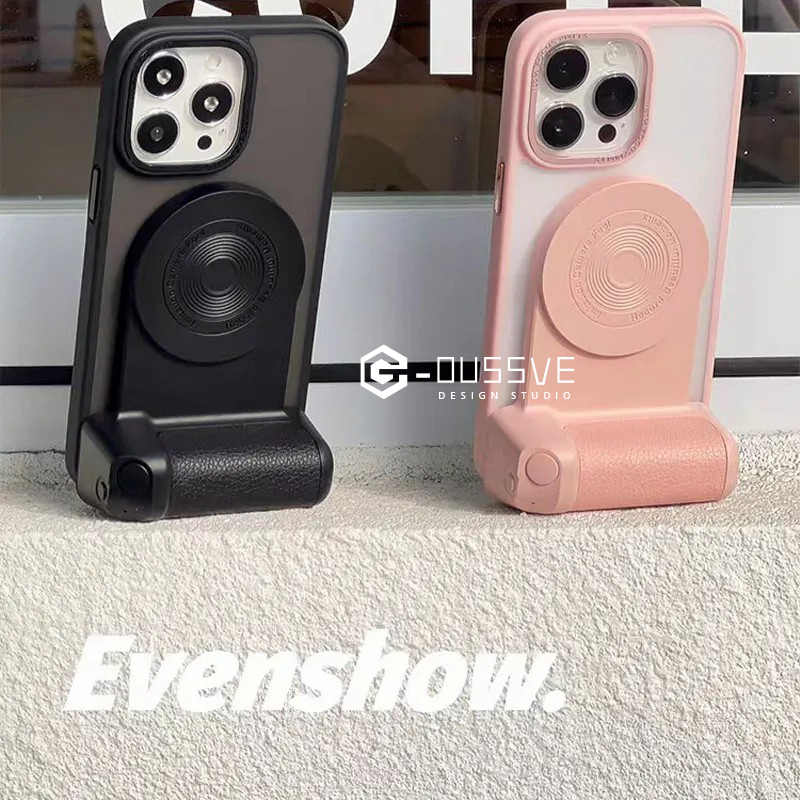 G-OUSSVE｜Magnetic Camera Handle, Photo Stand, Smart Bluetooth Mobile Phone Anti -shake Selfie, Desktop Wireless Charger, Compatible With Apple & Android