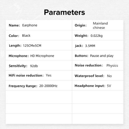 G-OUSSVE | Portable Wired In-Ear Earphones with 8D HiFi Bass, Noise-Canceling Mic, Sweatproof for Gaming, PS/XBOX, Running & Gym, 3D Stereo Sound, Subwoofer Audio, In-Ear Monitor, High-Fidelity Wired Headphones