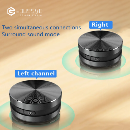 G-OUSSVE | Bone Conduction Speaker - Portable Magnetic Bluetooth Speaker, Wireless Bluetooth Mini Speakers 