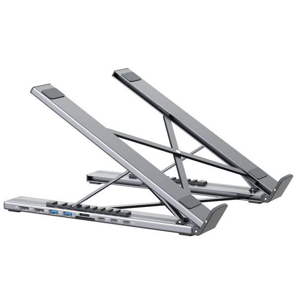 G-OUSSVE | 8-in-1 USB-C Laptop Dock Stand