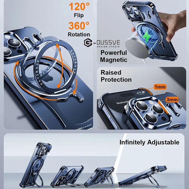 G-OUSSVE｜Liquid Metal Phone Case Sleek and stylish and frameless