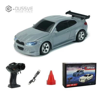 G-OUSSVE｜1/64 Mini Drift Car,Remote control car drifting on the desktop, USB rechargeable,Holiday or Birthday gifts for boys kids