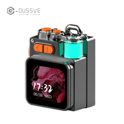 G-OUSSVE｜Wireless Speakers, Portable Mini Multi-function Wireless Music Player, Rechargeable Stereo Radio Speaker with Cool Light for Home Office