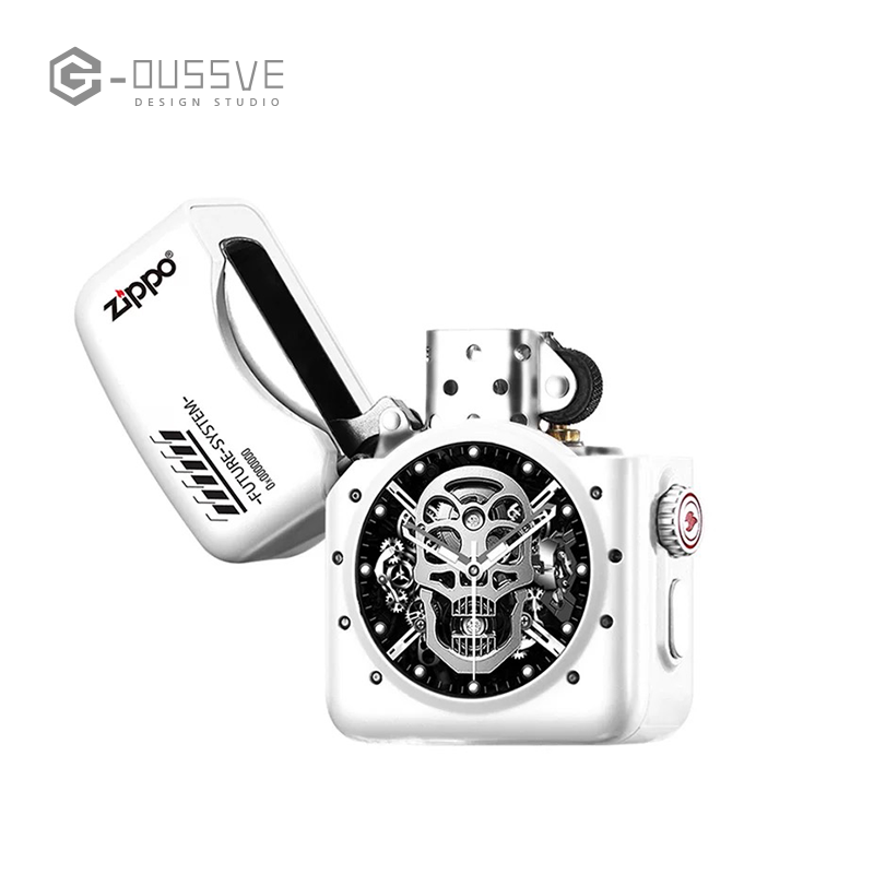 G-OUSSVE｜Lighter Fluid Insert Windproof Lighter - Refillable Lighter for Cigarettes Cigar Candle Pocket Lighter Fire Starter