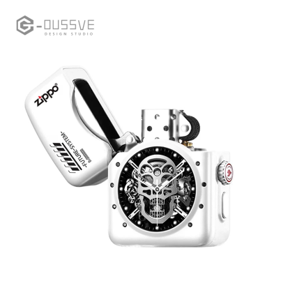 G-OUSSVE｜Lighter Fluid Insert Windproof Lighter - Refillable Lighter for Cigarettes Cigar Candle Pocket Lighter Fire Starter
