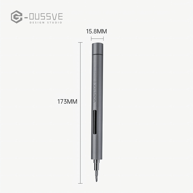 G-OUSSVE | Electric Screwdriver with 3 LED Lights, Precision Repair Tools Kit with Type-C Charging, for Smartphones, Toys, Clock, Camera,Laptop