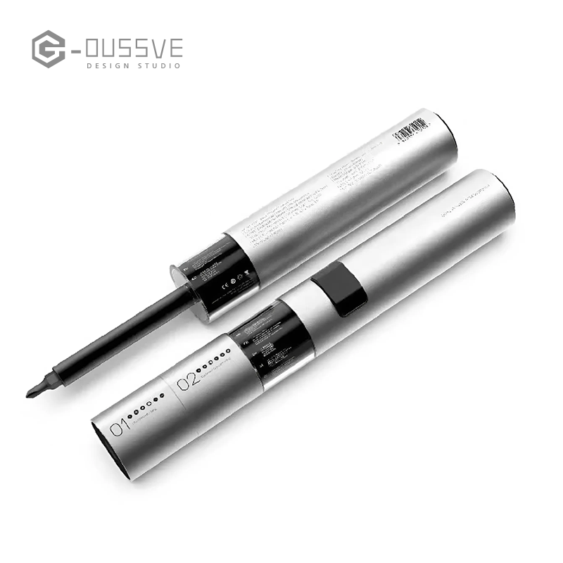 G-OUSSVE | Electric Screwdriver with 3 LED Lights/36 Bits, Precision Repair Tools Kit with Type-C Charging, for Smartphones, Toys, Clock, Camera,Laptop