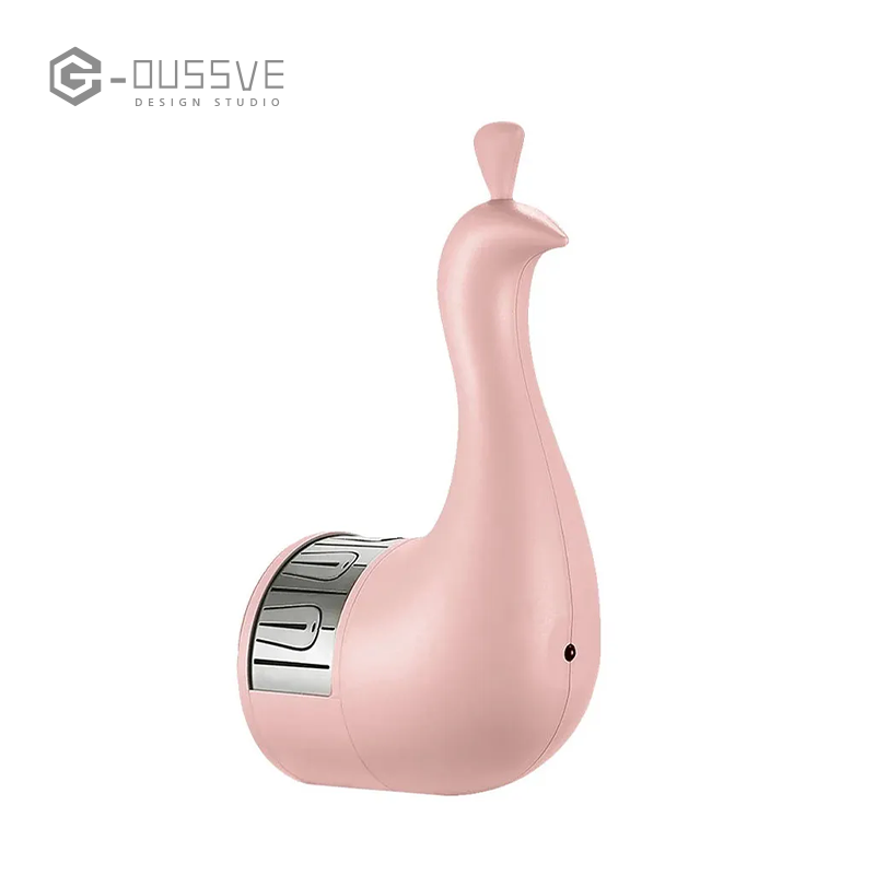 G-OUSSVE | Peacock Lamp, Peacock Wall Light, 7 Color Ambient Projection Lamp with Remote Control, USB Charging Rainbow Peacock Nightlight, LED Wall Table Decor for Home Living Room Office 