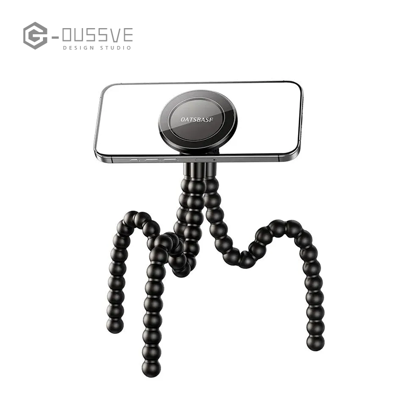 G-OUSSVE｜Outdoor Magnetic Octopus Phone Stand  — Portable Tripod for Travel, Livestreaming, Vlogging, Handheld Selfies, and Desktop Shooting. Mini 2025 Edition, Perfect for Recording and Photography