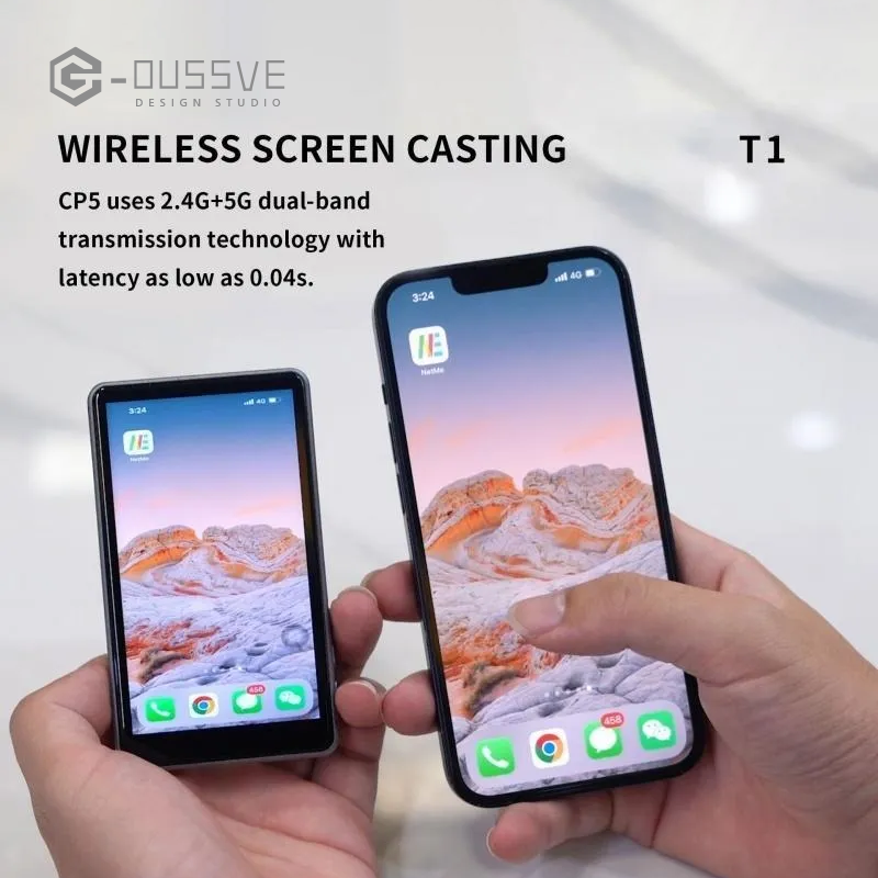 G-OUSSVE | T1 Magnetic Phone Vlog Selfie Monitor Screen Display For Selfie, Live Streaming & Content Creation Compatible for IOS&Android Mobile Phone