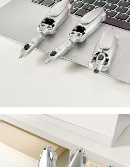 G-OUSSVE｜Squid deformation pen ballpoint pen creative personality decompression black technology pen press black pen