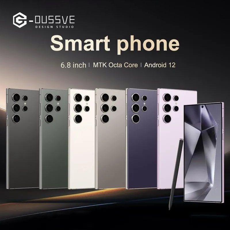 G-OUSSVE｜Android Smartphone, 6.8 Inch Large Screen 3+64GB ROM Dual SIM Phone, 20MP 4000mAh Battery Octa-core Processor Phone