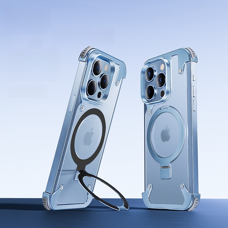 G-OUSSVE｜Borderless Phone Protective Case, Metal Frame, Airbag, Anti S