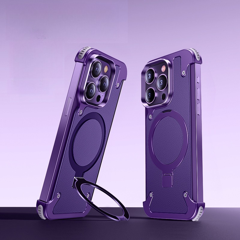 G-OUSSVE｜Borderless Phone Protective Case, Metal Frame, Airbag, Anti S